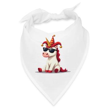 Karneval Karneval Einhorn Fasching Karneval Kostüm - Bandana - Weiß - Vorne