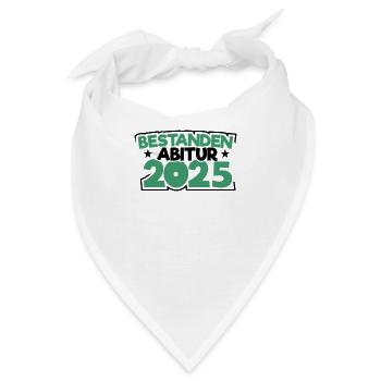 Abitur 2025 Abireise Abifeier Abifahrt Abiturient - Bandana - Weiß - Vorne