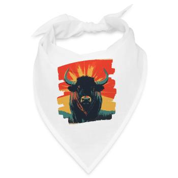Büffel - Bandana - Weiß - Vorne