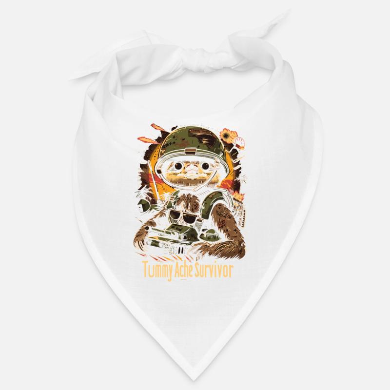 Lustiges Faultier Meme Bauchschmerzen Bandana