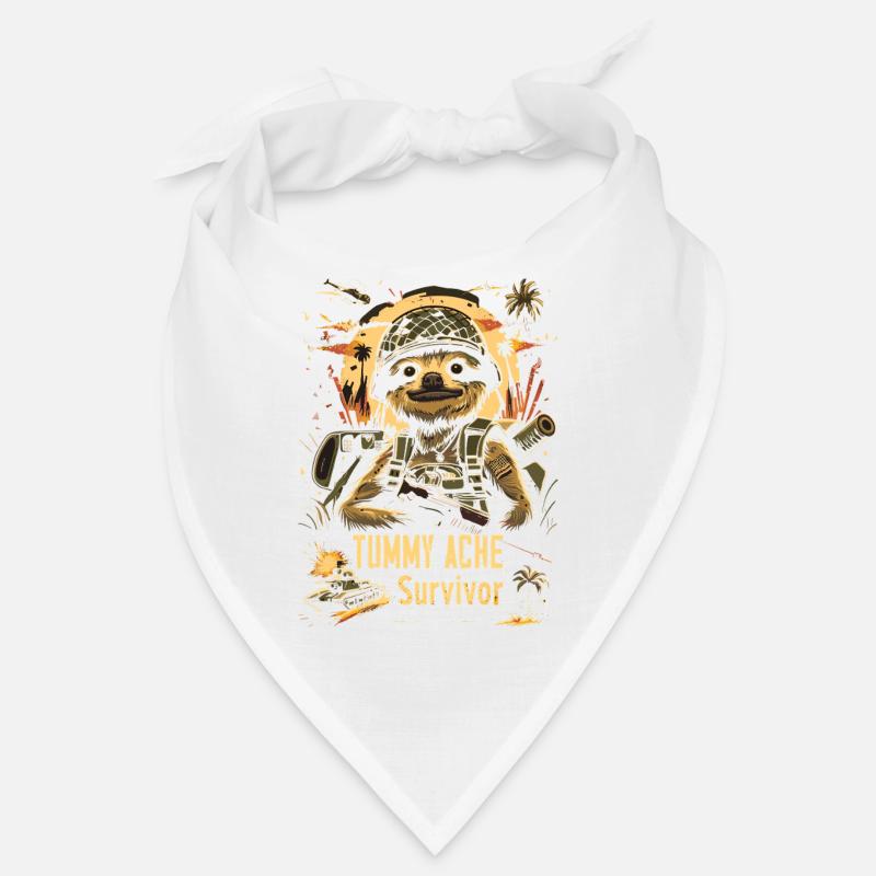 Funny Sloth Meme Stomach Ache Bandana