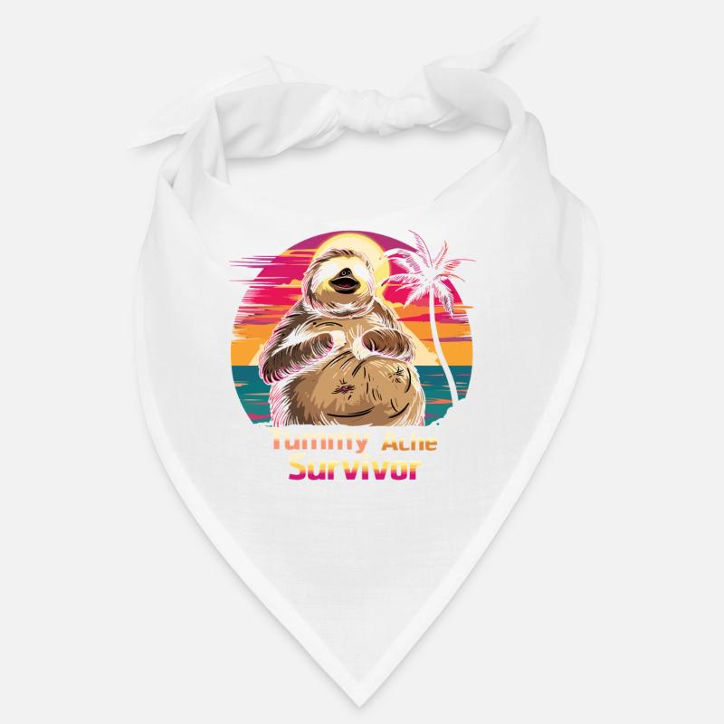 Funny Sloth Meme Stomach Ache Bandana