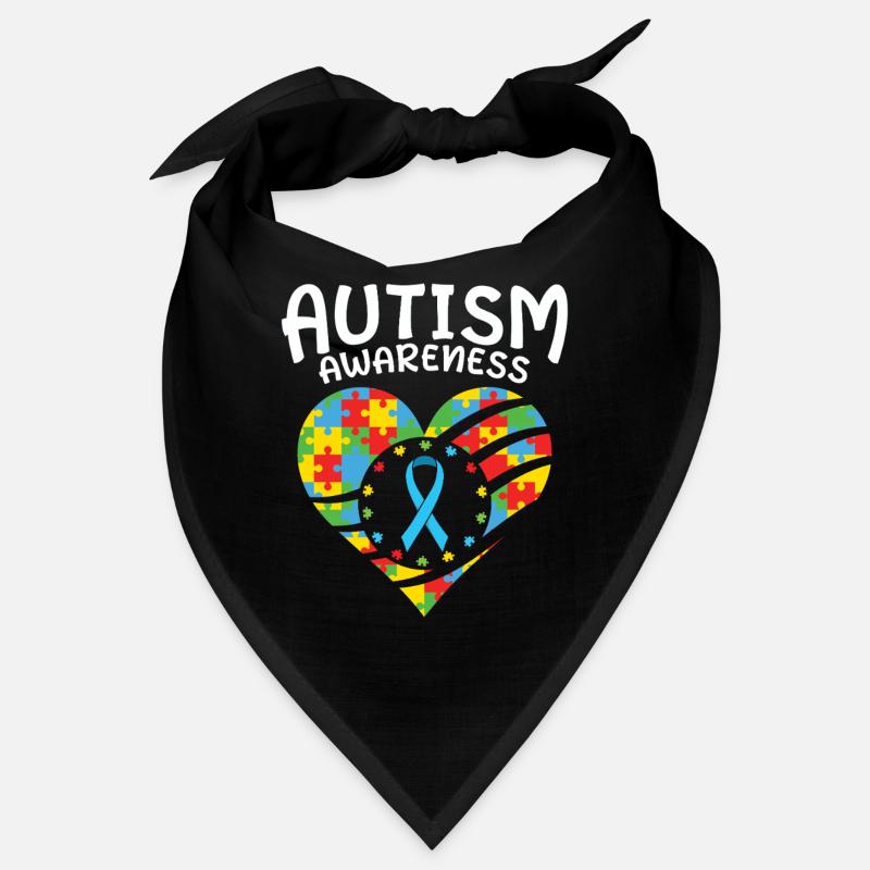 Puzzle du cœur de sensibilisation à l’autisme Bandana
