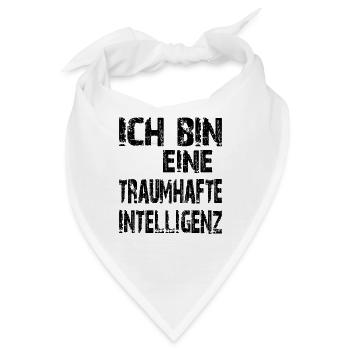 KI Spruch Ich bin eine traumhafte Intelligenz - Bandana - Weiß - Vorne