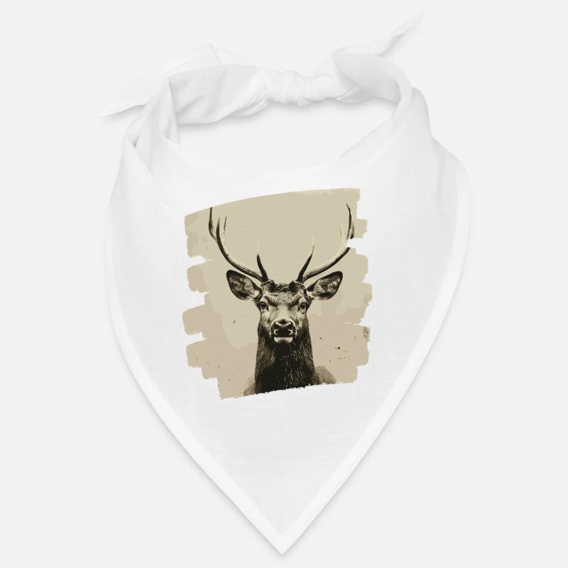 Hirsch mit Geweih Bandana