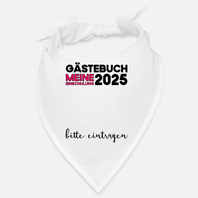 Gästebuch Einschulung 2025 Junge Mädchen Schulkind Bandana