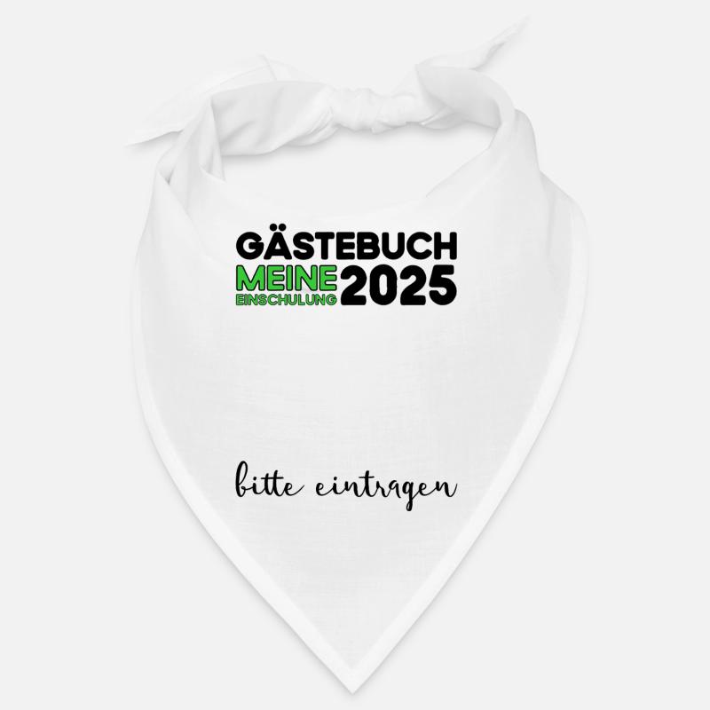 Gästebuch Einschulung 2025 Junge Mädchen Schulkind Bandana