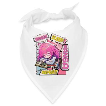 Manga Bücher Manga Liebhaber - Bandana - Weiß - Vorne