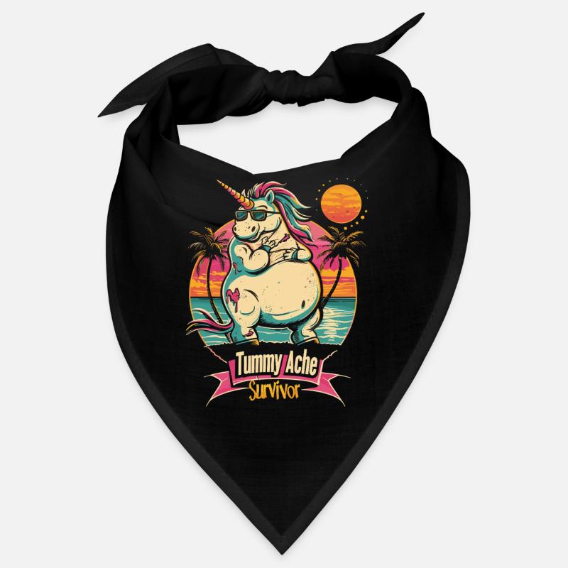 Lustiges Einhorn Meme Bauchschmerzen Bandana