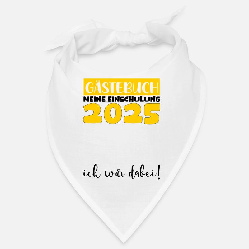 Gästebuch Einschulung 2025 Junge Mädchen Schulkind Bandana