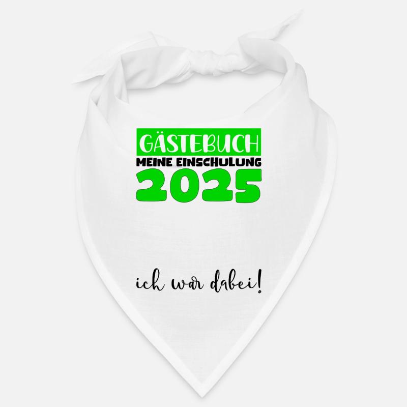 Gästebuch Einschulung 2025 Junge Mädchen Schulkind Bandana