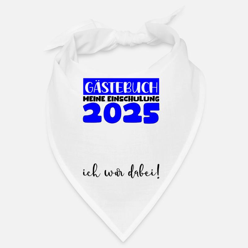 Gästebuch Einschulung 2025 Junge Mädchen Schulkind Bandana