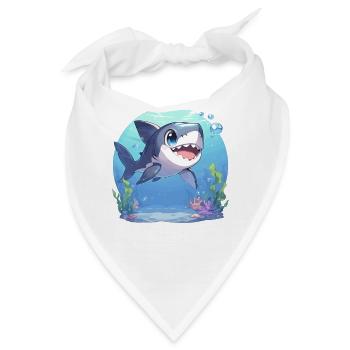 Weiße Haie Weißer Hai - Bandana - Weiß - Vorne