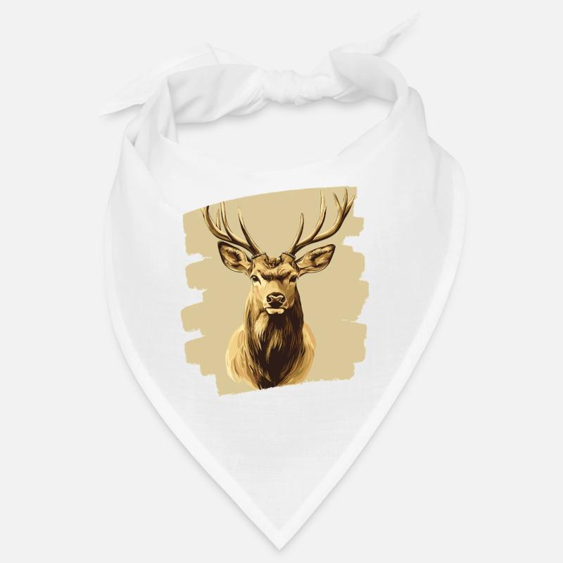 Cerf avec bois Bandana