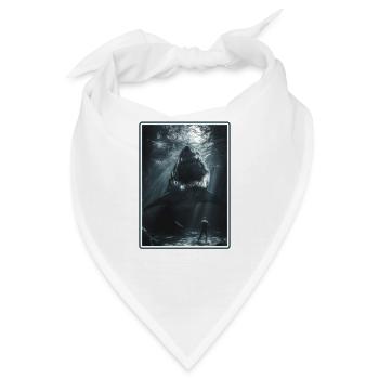 Weiße Haie Weißer Hai - Bandana - Weiß - Vorne