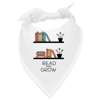 BÜCHERREGALE LESEN UND WACHSEN - Bandana - Weiß - Vorne
