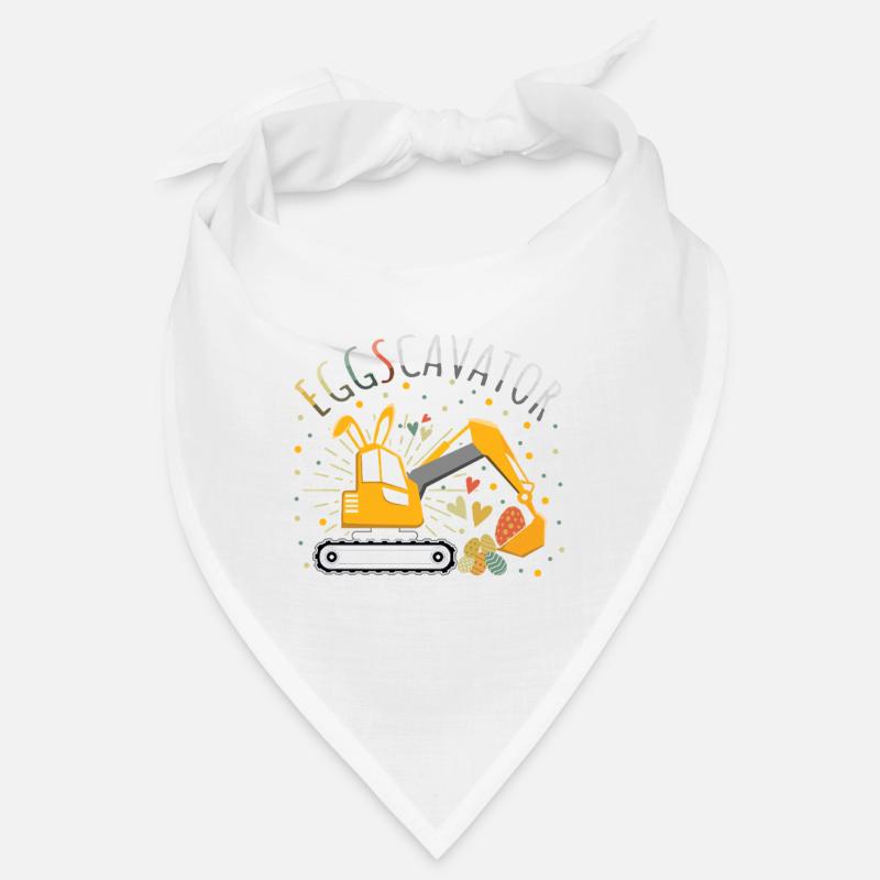 Ostern Eggscavator Bagger Eier Bandana