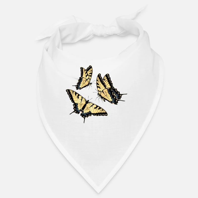 Tiger Swallowtails Sind Eine Mädchen Beste Bandana