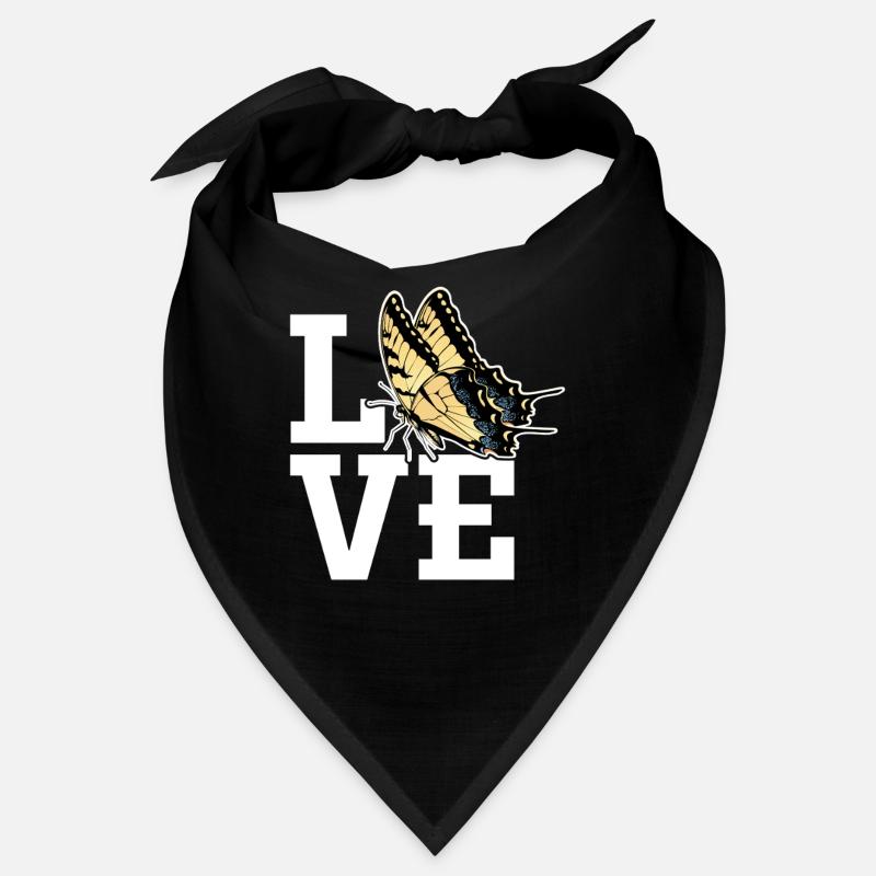 Tiger Swallowtails Sind Eine Mädchen Beste Bandana