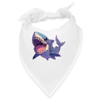 Haie Hai - Bandana - Weiß - Vorne