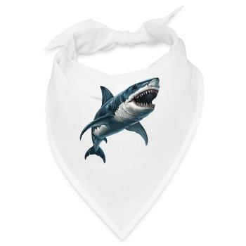 Haie Hai - Bandana - Weiß - Vorne