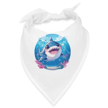 Haie Hai - Bandana - Weiß - Vorne