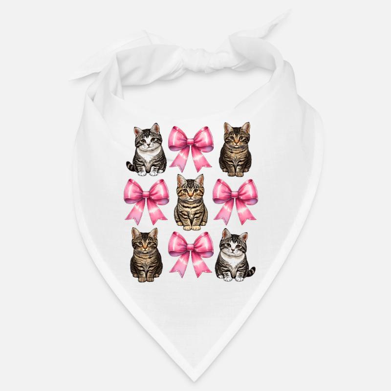 Coquette Bow Tabby Katze Mom Ribbon Muttertag Bandana