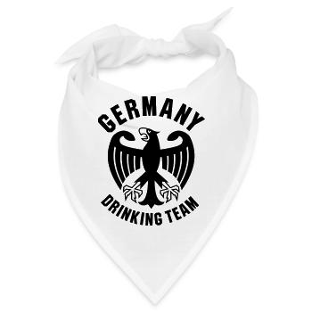 Germany Drinking Team - Bandana - Weiß - Vorne
