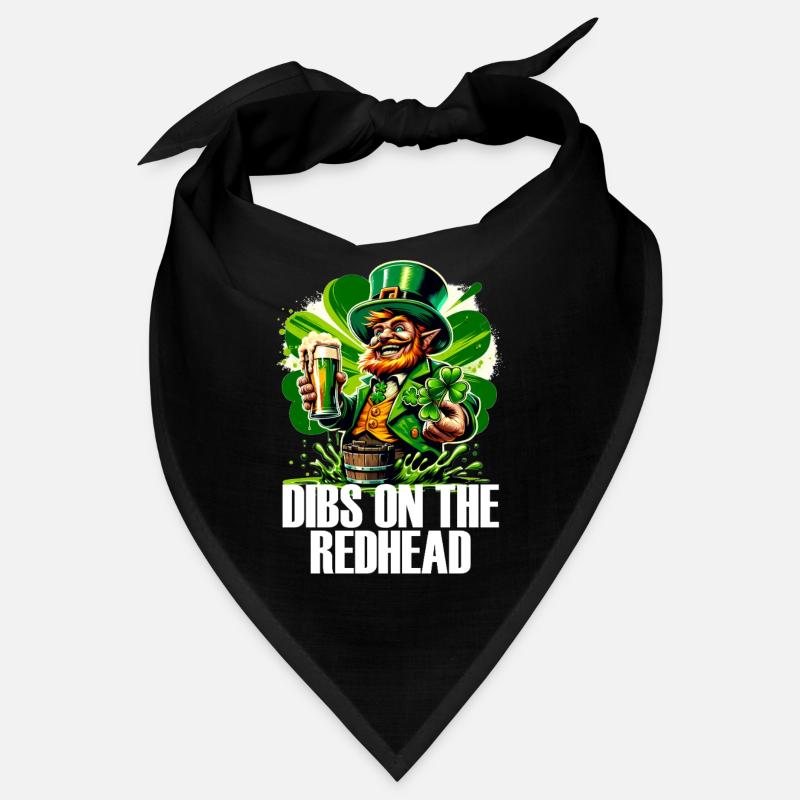 Saint-Patrick Shamrock Dibs On The Redhead Bandana