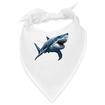 Haie Hai - Bandana - Weiß - Vorne