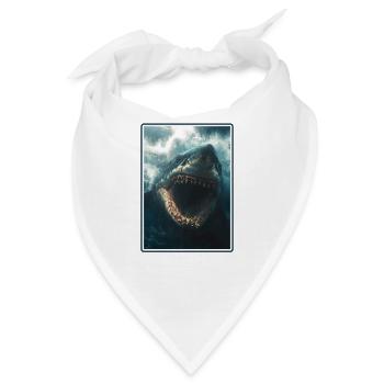 Haie Hai - Bandana - Weiß - Vorne