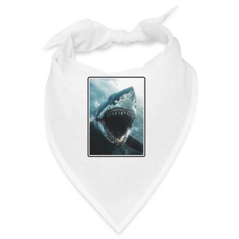 Haie Hai - Bandana - Weiß - Vorne