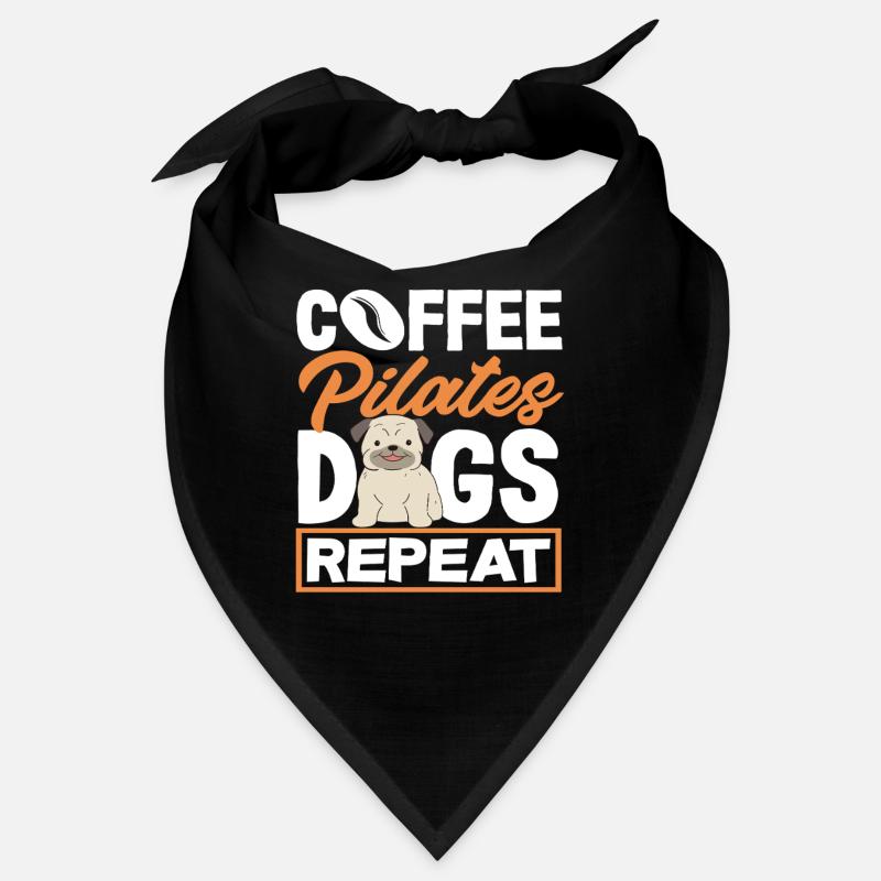 Pilates Café Chiens Répéter Bandana