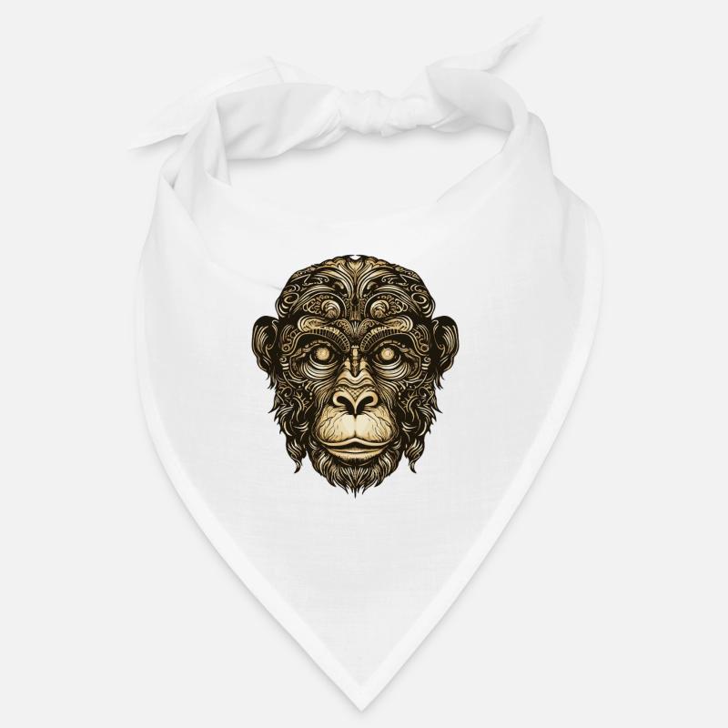 Monkey Portrait Bandana
