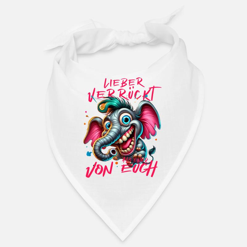 Lieber verrückt als einer von euch – Elefant Bandana