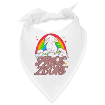 Kein Osterfest free zone - Bandana - Weiß - Vorne