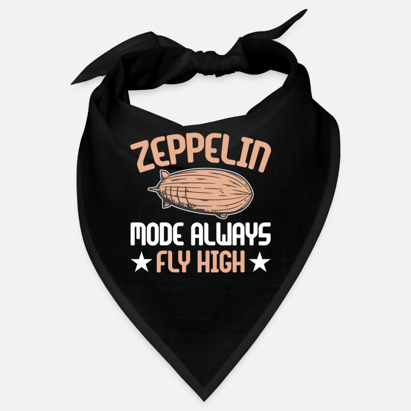 Dirigeable Zeppelin vintage 70 ans Bandana