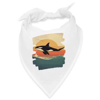 Orca - Bandana - Weiß - Vorne