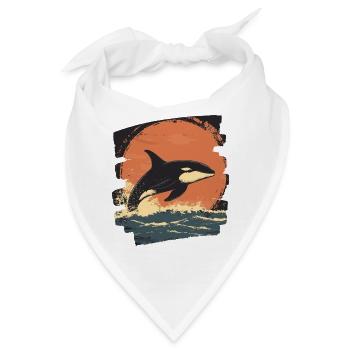 Orca - Bandana - Weiß - Vorne