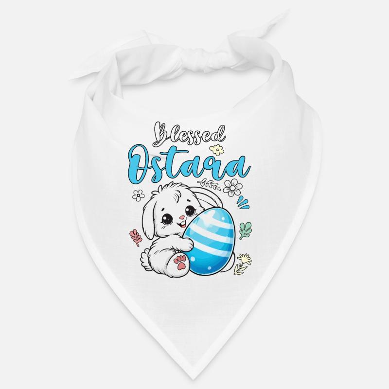 Ostara Bunny with Egg Motif Bandana