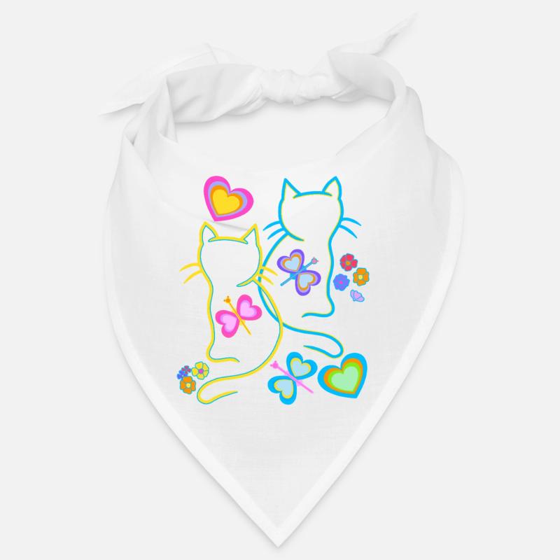 Sommer Katzen Katze Kinder Kind Bandana