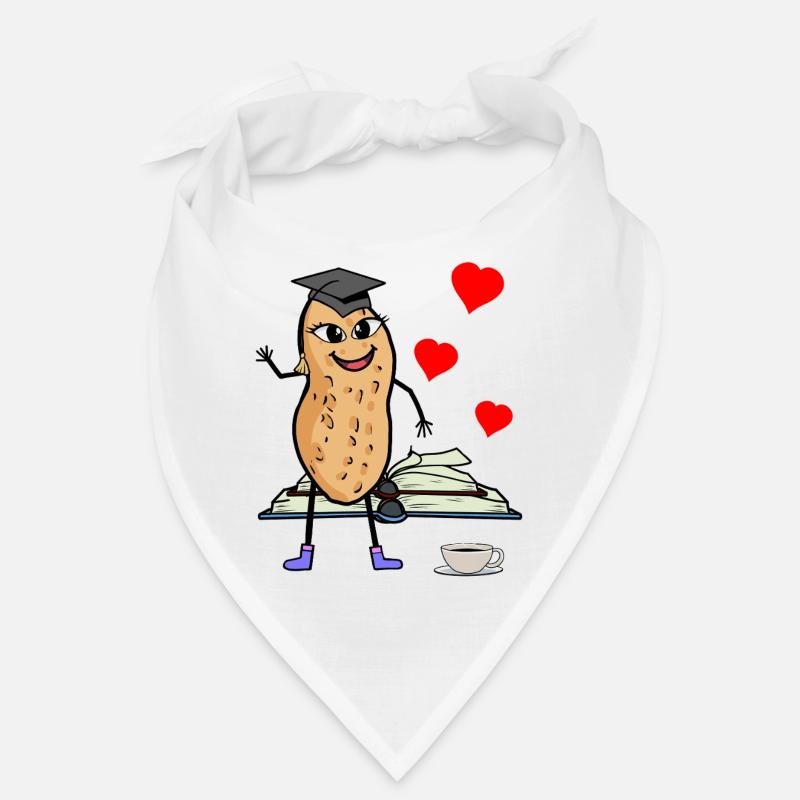 Peanut Student Studying University Bandana