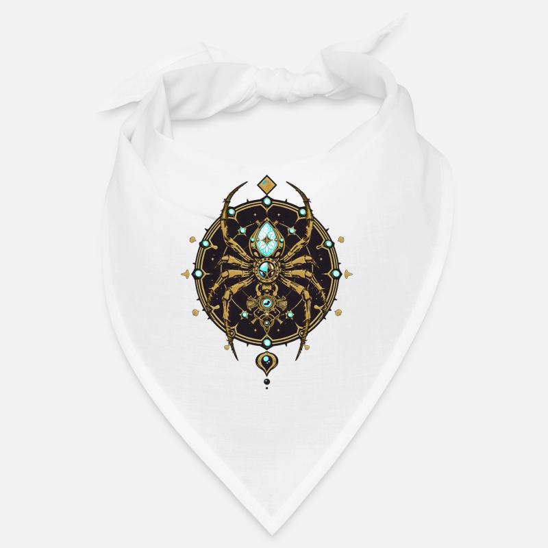 L’élégance dorée : l’araignée des secrets. Bandana