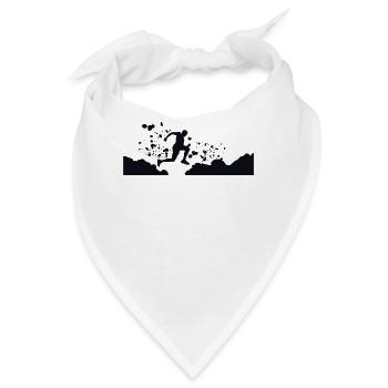 Trail Runner Cross Trail Bergläufer - Bandana - Weiß - Vorne