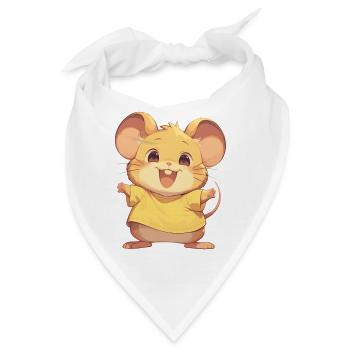 Mäuse Maus - Bandana - Weiß - Vorne