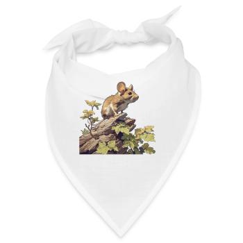 Mäuse Maus - Bandana - Weiß - Vorne