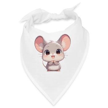 Mäuse Maus - Bandana - Weiß - Vorne
