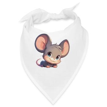 Mäuse Maus - Bandana - Weiß - Vorne