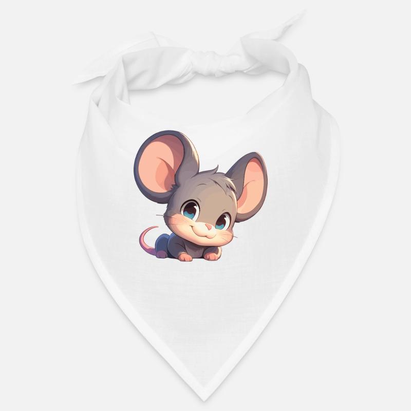 Mäuse Maus - Bandana - Weiß