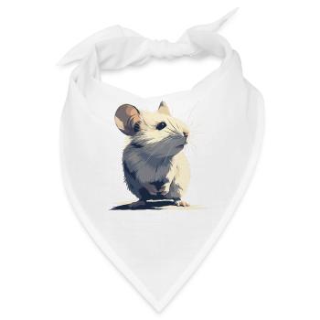 Mäuse Maus - Bandana - Weiß - Vorne